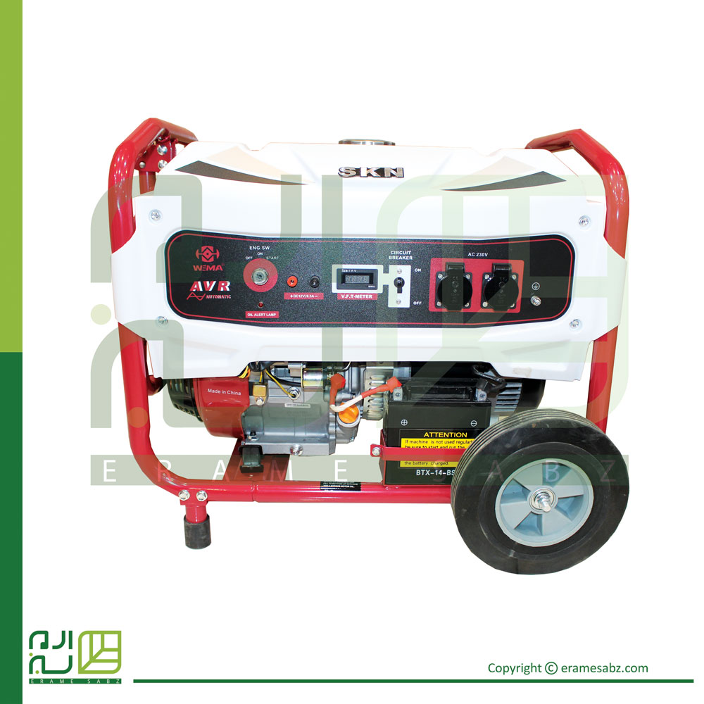 موتور برق ویما استارتی چرخدار مدل SKN 5500 E