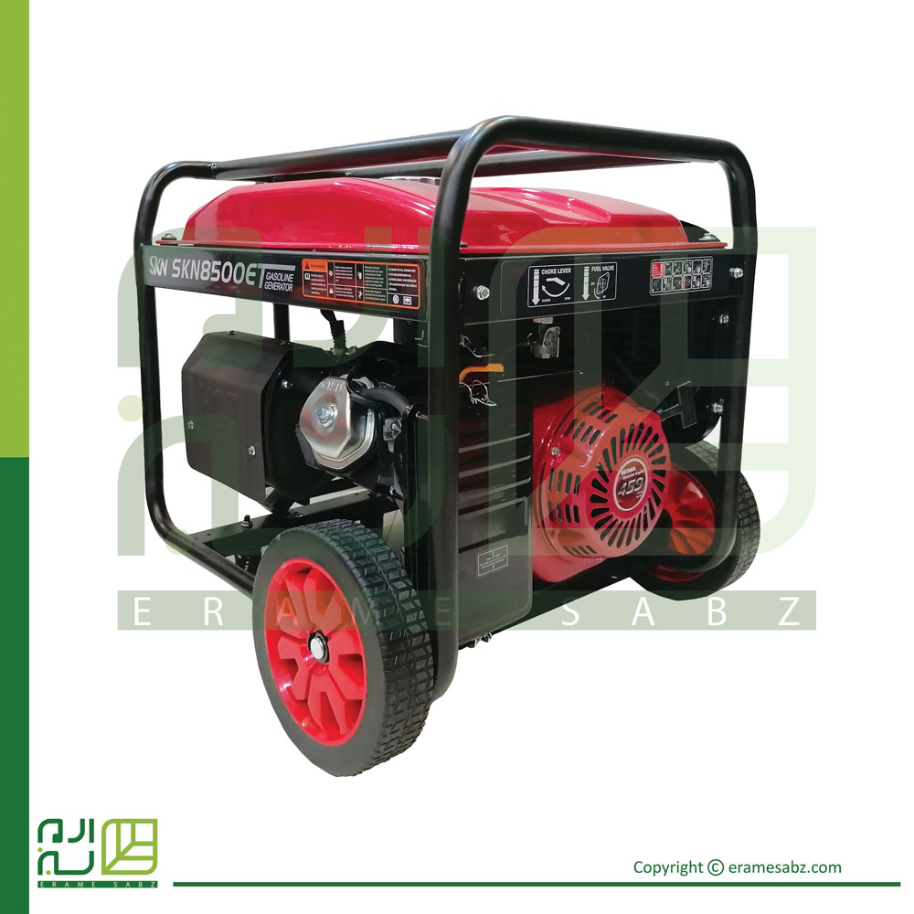 موتور برق ویما 8500 استارتی چرخدار مدل SKN 8500E