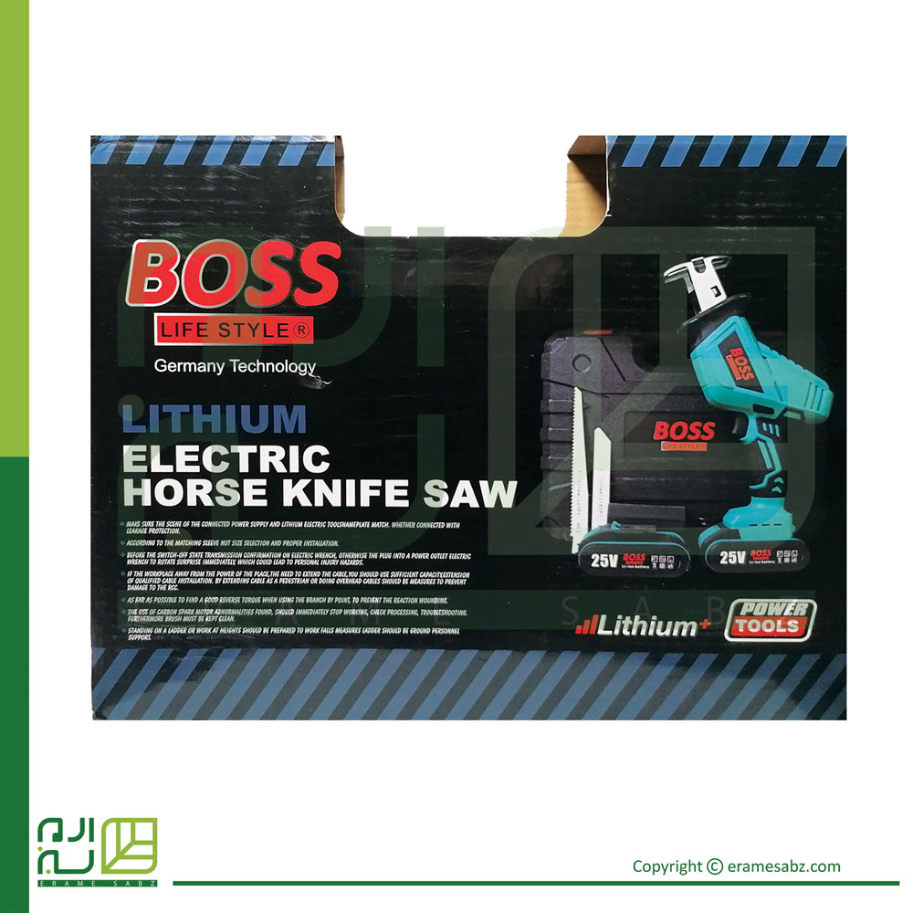 اره شارژی عمود بر BOSS باس 25 ولت