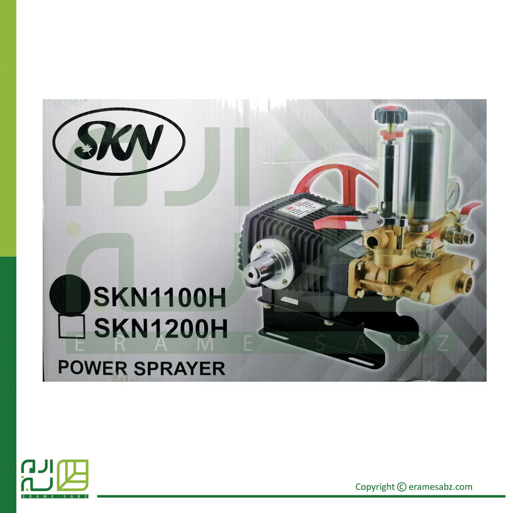 پمپ سمپاش SKN 1100H سه شیر 80 بار