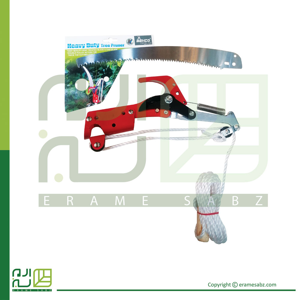  اره شاخه زن و قیچی هرس طنابی بهکو مدل 7114H