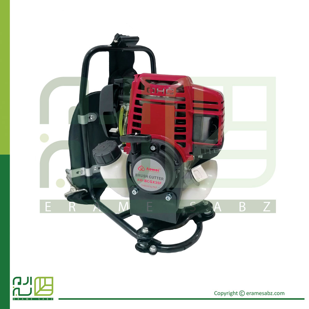 علفزن موتوری AOWEI طرح هوندا مدل AW-BCGX35F پشتی